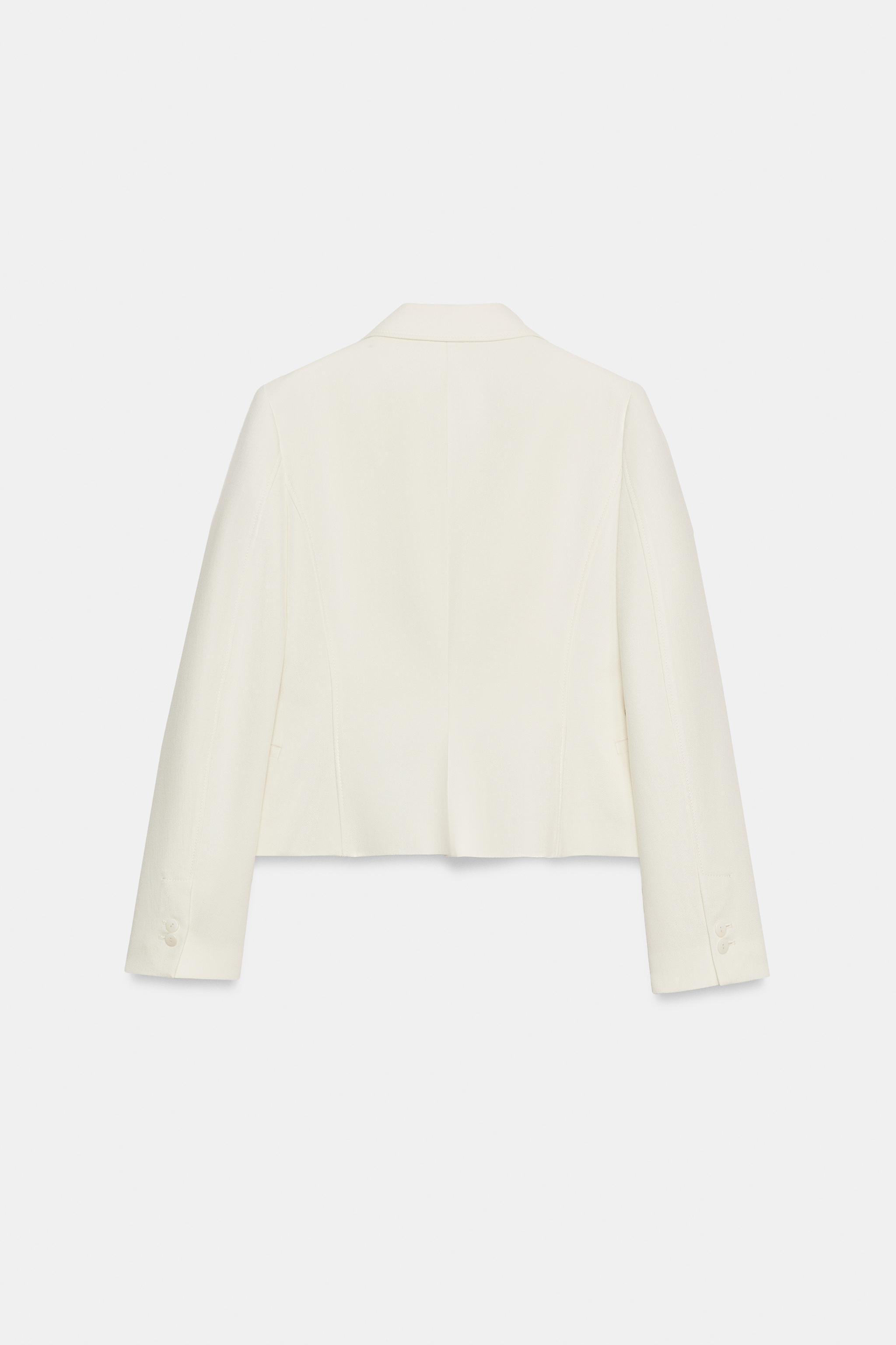 TAILORED BLAZER WITH SHOULDER PADS